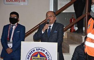 Menemenspor olağan genel kurulunda Kazım Hürol...