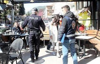 Menteşe’de polis ve bekçiler yeni açılan işletmeleri...