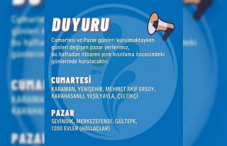 Merkezefendi’de pazar yerleri eski günlerinde kurulacak