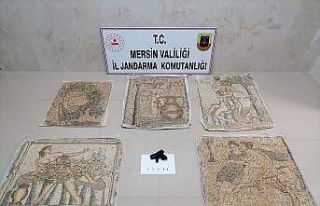Mersin’de tarihi eser niteliği taşıyan 5 mozaik...