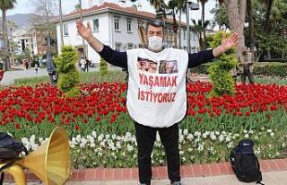 Mersin’den Alanya’ya yürüdü ‘kim bu manyak’...