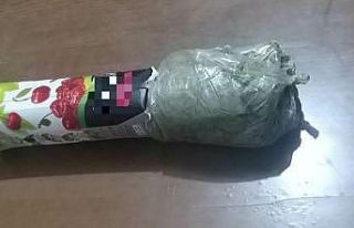 Meyve suyu kutusu içerisinde uyuşturucu ele geçirildi