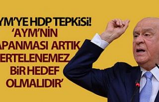 MHP Liderinden AYM'ne HDP tepkisi : ''HDP...