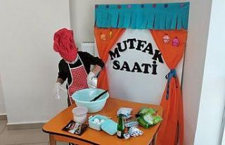 Minik şefler mutfakta hünerlerini sergiledi