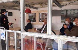 Mobil deprem simülasyonunda depremi yaşadılar