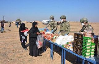 MSB’den Barış Pınarı bölgesi halkına insani...