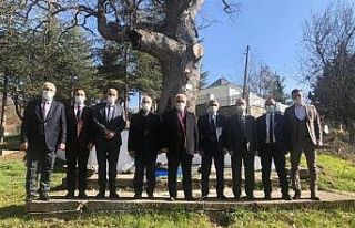 Müftülerden Mihalgazi Türbesi’ne ziyaret