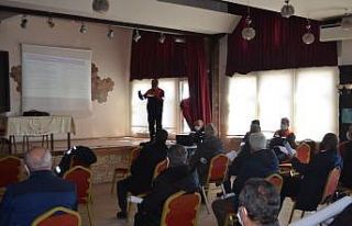 Muhtarlara Afet Farkındalık Eğitimi Verildi