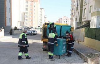 Nevşehir’de 300 çöp konteynerinin dağıtımı...