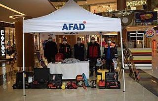 Nissara AVM’de Afet Bilinçlendirme standı açıldı