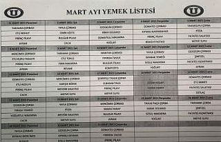 O okulun menüsü ekmek ve üzüm hoşafı oldu