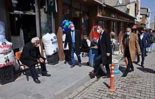 Oda başkanlarından esnaf ziyareti