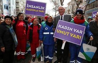 Odunpazarı Belediyesinden kadın çalışanlara 8...