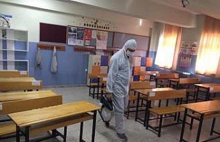 Okullarda dezenfekte çalışmaları