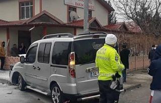 Ölümden kıl payı kurtuluş güvenlik kamerasına...