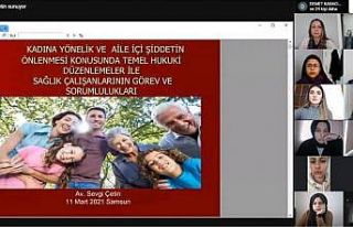 OMÜ’de hemşirelere ’şiddetin’ hukuksal boyutu...
