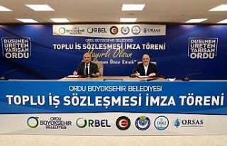 Ordu Büyükşehir Belediyesi’nde toplu sözleşme...