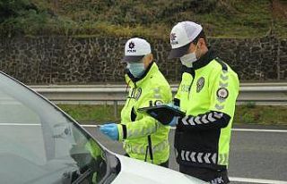 Ordu’da sürücülere kırmızı ışık ve hız...