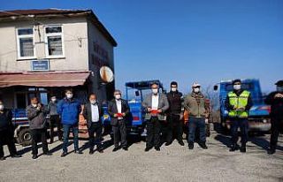 Ordu’da tarım araçlarına reflektör uygulaması