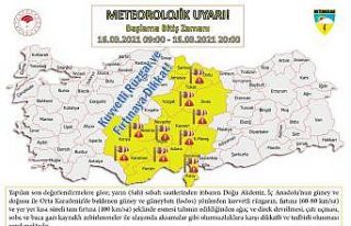 Orta Karadeniz için fırtına uyarısı