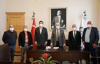Ortaca Muhtarları’ndan Başkan Gürün’e ziyaret