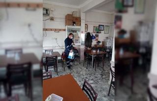 Osmaneli’nde açılan işletmeler dezenfekte edildi