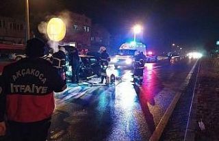 Otomobil tıra arkadan çarptı: 1 ağır yaralı