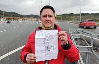 (Özel) Otoyol geçiş ücretini ödemeyi unutunca...