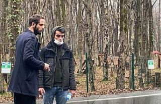 (Özel) Takla atan araçtan burnu bile kanamadan çıktı