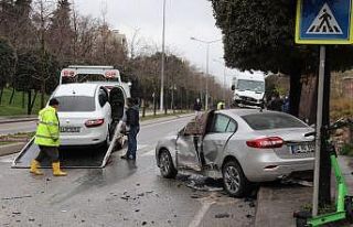 (Özel)- Ümraniye’de faciadan dönüldü, karşı...