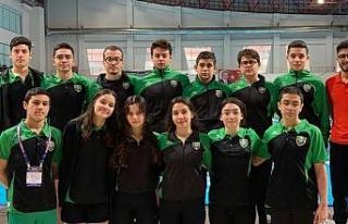 Paletli yüzmede 6 madalya