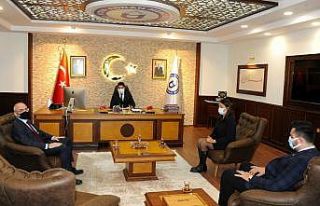 Rektör Aldemir, AK Parti Efeler İlçe Başkanı...
