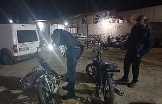 Reyhanlı’da çalıntı motosikletler denetim yapan...