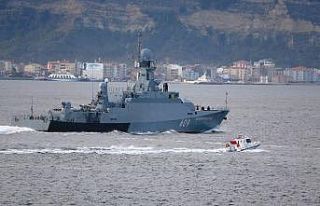 Rus savaş gemisi ‘Vyshniy Volochek’ Çanakkale...