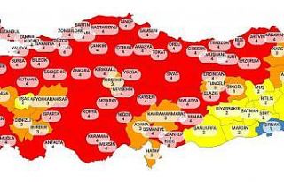 Sağlık Bakanı Koca, risk haritasını yayımladı