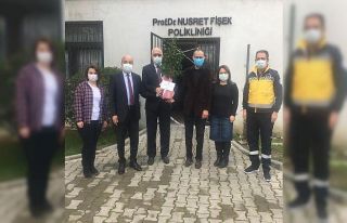 Salihli Belediyesinden sağlık çalışanlarına...