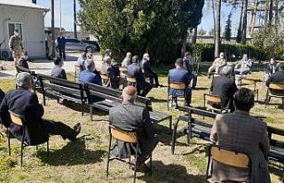 Samsat’ta açık havada toplantı yapıldı