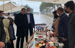 Samsat’ta semt pazarı kuruldu