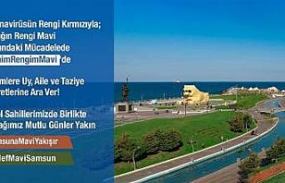 "Samsuna Mavi Yakışır" sosyal medya çalışması