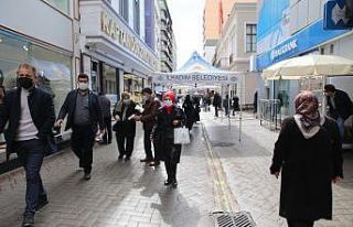 Samsun’da ana caddelere hijyen noktaları