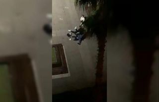 Samsun’da dehşet anları: Çocuğunun gözü önünde...