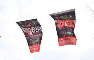 Samsun’un en büyük görselli Samsunspor bayrakları...