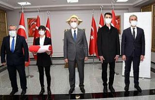 Şanlı Türk Bayrağı Şanlıurfa’dan teslim alınarak...