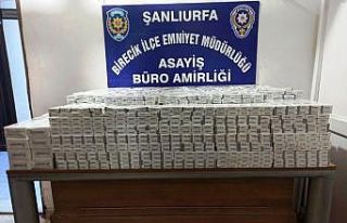Şanlıurfa’da 3 bin 350 paket kaçak sigara ele...