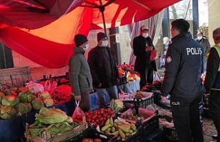 Şaphane pazarında sıkı denetim