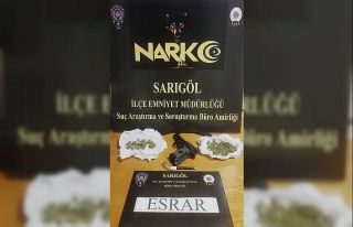 Sarıgöl’de uyuşturucu operasyonu