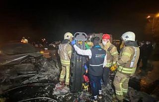 Sarıyer’de feci kaza: 2 yaralı