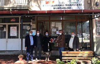 Saruhanlılı muhtarlar büyükşehir hizmetlerinden...