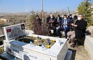 Şehit Jandarma Uzman Çavuş İbrahim Tetik dualarla...