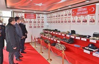 Şehitlerin emanetleri müzede sergileniyor